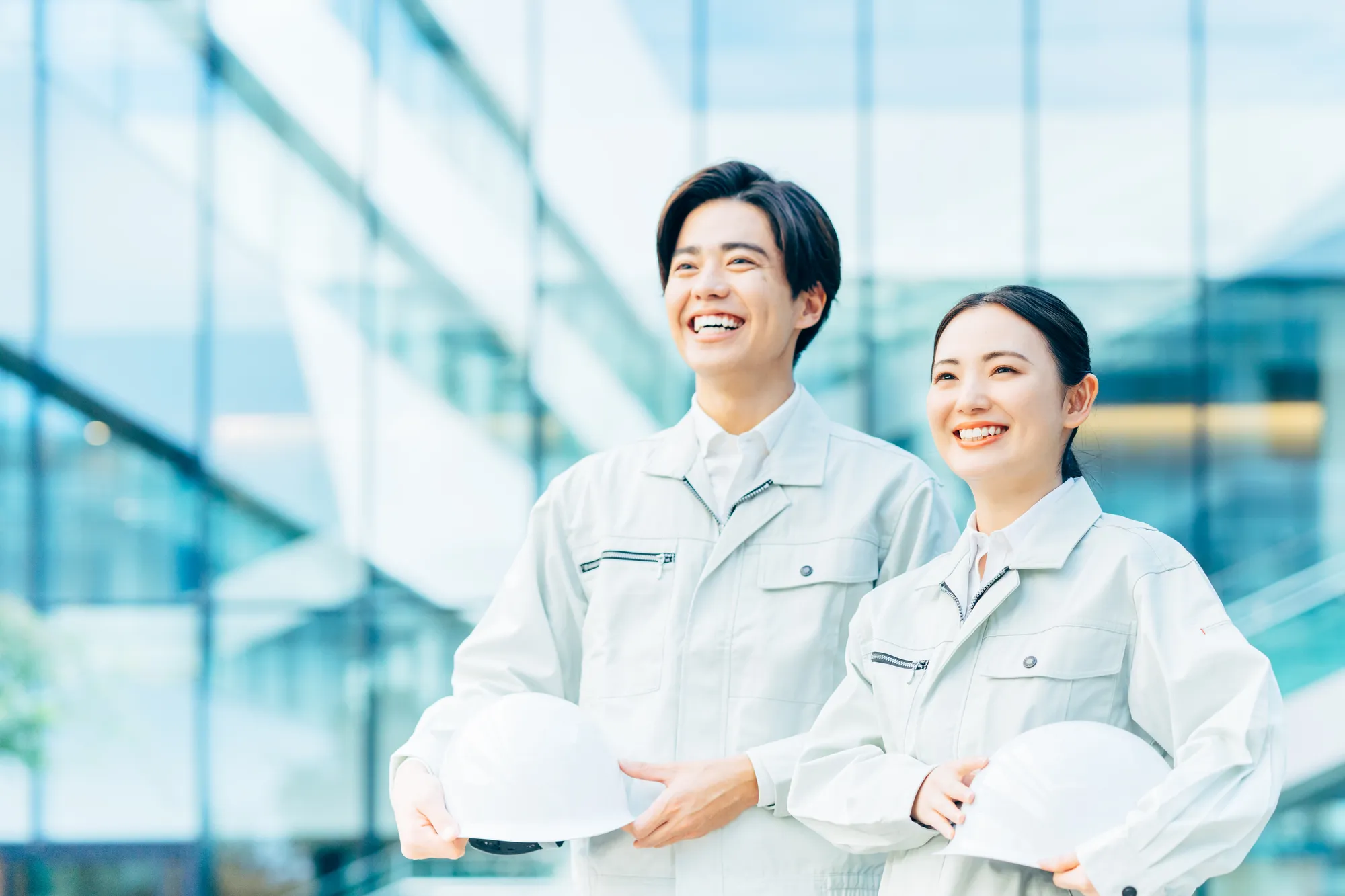 未来を見据える施工スタッフ